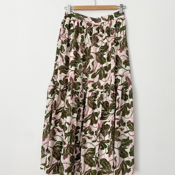 Parker floral tiered midi skirt - Picture 5 of 6